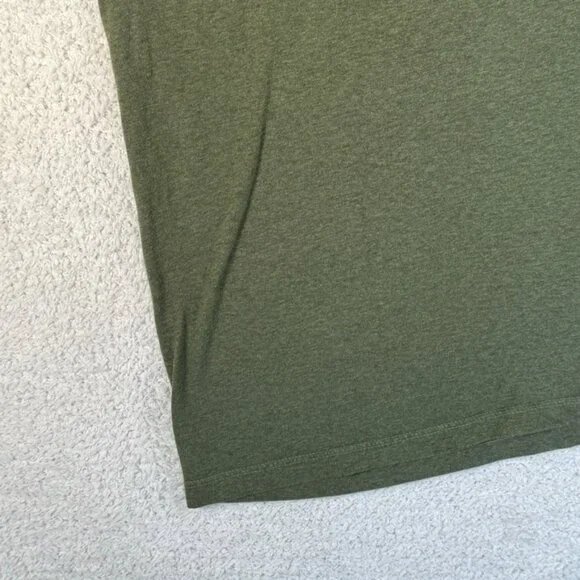 Gustin Mens Short Sleeve Tee T Shirt Green Size XL Workwear Basic Casual Cotton - Picture 4 of 9